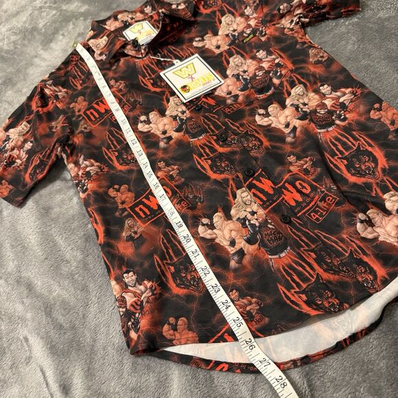 RSVLTS WWE nWo Origins KUNUFLEX Short Sleeve Shirt Size XS Roosevelts - Picture 5 of 6